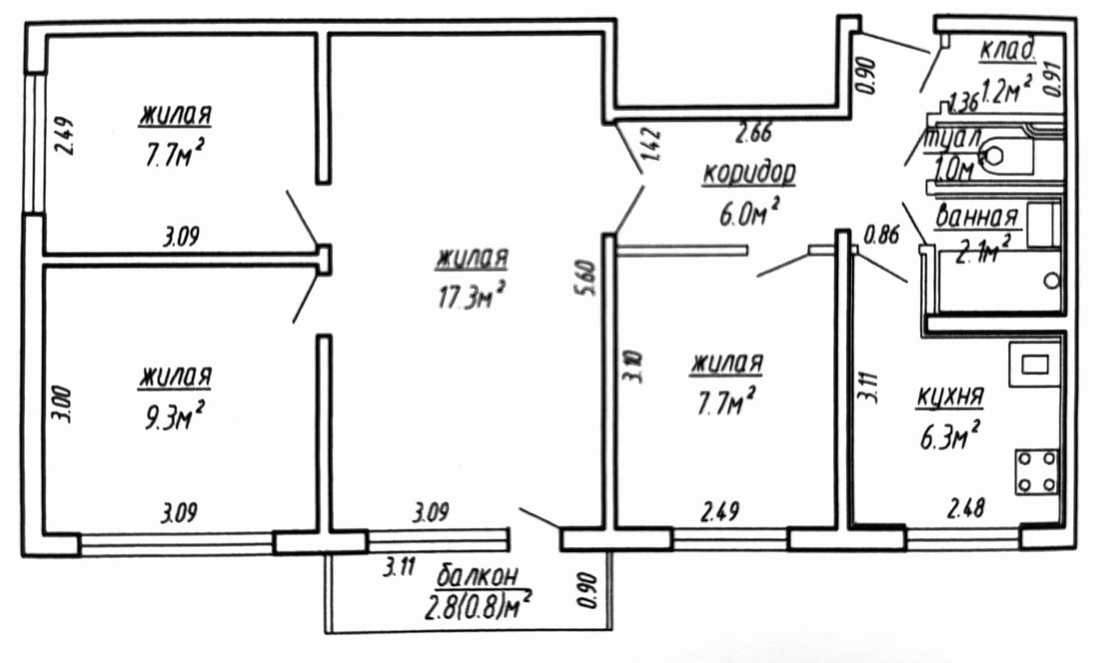 Продажа вторичного жилья от агентсва bir.by